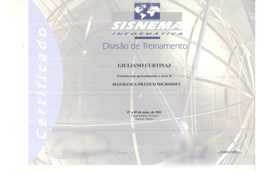 Certificado: Segurança prático Microsoft