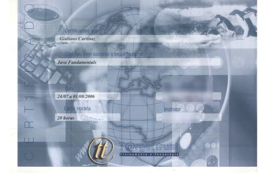 Certificado: Java Fundamentals